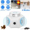 360ltrasonic Rodent Chaser Electronic Plug-in Mouse Control for Indoor Use Rodent Deterrent with Ultrasonic Sound