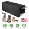 31x12x11eavy Duty Folding Live Animal Trap Cage With Waterproof Cover Humane Easy To Catch And Release Trap For Stray Cats Raccoons Squirrel Skunk