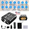 Night Vision Goggles 4K Full-Color BinocularspX¯om with 2624ft Viewing Range 3\'\' Screen 64G MMC Card WIFI APP Control Save Photo and Video for C