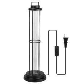 UV Sterilizer Lamp Ultraviolet Disinfection Quartz Tube Light Germicidal Ozone Lamp W/ Timer Function For Car Bedroom Kitchen Hotel Pet Area