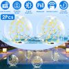 2Pcs Floating Pool Lights 14in Solar Powered Pool Balls IP68 Waterproof Inflatable/ol Decoration Lights with Remote Control 3 Light Modes Timer Adju