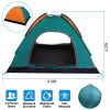 3/4 Man Waterproof Camping Tent Instant Pop Up Dome Tent w/Mosquito Net Doors Bags