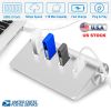 4 Ports USB3.0 Hub 5Gbps USB3.0 Aluminum Expansion Hub Splitter File Video Date Reader Transmission For U Disk Flash Drive Mouse Digital Camera