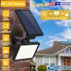 48 LEDs Solar Spotlight Outdoor Light Sensor Wall Lawn Garden Lamp Waterproof  SOS Flash