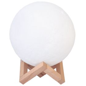 Moon Lamp 3D Printed Night Light 16 Colors Decorative Moon Light Touch Remote Control  4.72 in