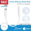 Lightning to 3.5 mm Headphone Jack Adapter AUX Splitter for iPhone 7/7 Plus iPad iPod