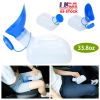 Unisex Potty Urinal¯ttle 1000ML/33.8OZ Adult Emergencyrinal Device Portable Male Female Toilet w/ Lid Funnel For Car Camping Travel Hospital Outdo