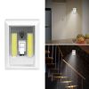 LED Night Light 166Lumen Cordless COB LED Light Switch Battery-Operated Lamp for Cabinet Shelf Closet Garage Kitchen Stairwell Attic
