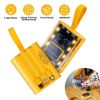 20000mAh Transparent Power Bank Portable Mini Phone Charger External Battery Pack with 3 Inbuilt Cables 4 Light Modes Digital Display Handle