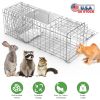31x12x11eavy Duty Folding Live Animal Trap Cage Humane Easy To Catch And Release Trap For Stray Cats Raccoons Squirrel Skunk Groundhog Armadillo Ra