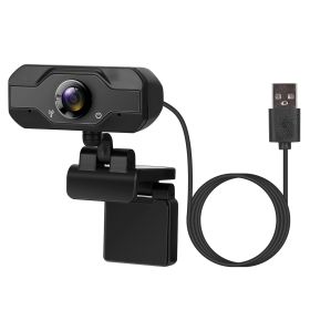 FHD 1080P USB Webcam w/ 360otatable Clip Streaming USB Camera Plug And Play For PC Video Conferencing Gaming Facetime Broadcast