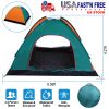 3/4 Man Waterproof Camping Tent Instant Pop Up Dome Tent w/Mosquito Net Doors Bags