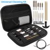 Universal Gun Cleaning Kit AK47 Pistol Cleaner Set with 39.3in Flex Cable Brass Rods Cleaning Mops Brush for Rifle Shotgun 22/27/30/38/40/45 Cal.