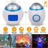 Kids Music Star Sky LED Projection Lamp Digital Alarm Clock Thermometer Calendar Lights