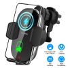 Car Wireless Phone Charger Car Air Vent Phone Mount Holder Bracket Fast Charge 15W 10W 7.5W Automatic Clamping Fit for iPhone 13 13Pro Max 12 Pro Max