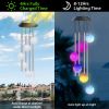 Solar Wind Chime Lights Ball Decorative Lamp 7 Color Changing IP55 Waterproof Hanging String Lights For Home Garden Party Festival