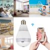 WiFi Light Bulb Camera 960P Security Camera 360isheye Lens Panoramic Motion Detection IR Night Vision