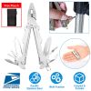 13-in-1 Pocket Knife Pliers Stainless Steel Outdoor Survival MultiTool for Camping Hiking