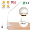 Clip On Reading Light Dimmable USB Desk Lamp Flexible Gooseneck Book Night Light For Bed Table Book Study Computer