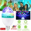 E27 3W Rotating RGB LED Light Bulb Colorful Stage Light Disco Party Lamp Holiday Light