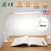 Clip On Reading Light Dimmable USB Desk Lamp Flexible Gooseneck Book Night Light For Bed Table Book Study Computer