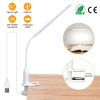 Clip On Reading Light Dimmable USB Desk Lamp Flexible Gooseneck Book Night Light For Bed Table Book Study Computer
