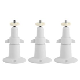 3 Packs Security Camera Wall Mount for Arlo 360djustable Camera Holder Garden Patio Screw Mount Universal Fit for 1/4" Imperial Standard Screw Inter