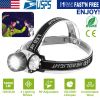 LED Headlamp Flashlight 10000 Lumen Headlight 4 Modes Headlamp Adjustable for Camping Cycling Hiking Hunting Emergency