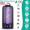 Electric Bug Zapper UV Mosquito Killer Lamp 2000V High Powered Pest Control IP65 Waterproof Insect Fly Trap Catcher Repeller for Indoor Outdoor