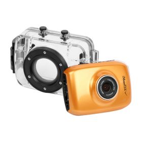 720p HD Sport Action Camera with 2" Touchscreen in Gold