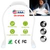 Neck Reading Light Rechargeable Book Bed Lamp w/ 3 Lighting Modes 2 Flexible Long Arms For Reading Knitting Camping Repairing