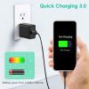 USB Wall Charger 18W Quick Charge 3.0 Fast Charger Power Adapter High Speed Wall Charger Fit for iPhone 14 13 11 Pro Max 12 Pro Max Mini Xs XS Max XR