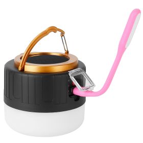 LED Camping Lantern Light USB Rechargeable Solar Powered Emergency Lamp IPX4 Waterproof 5400mAh Power Bank Camping Lantern For Power Outage Fishing