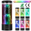Jellyfish Lava Lamp Multi-color Changing Mood Night Light USB Electric Desk Tank Decoration Lamp Home Office
