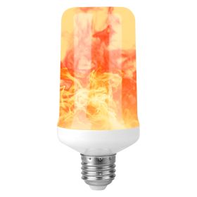 2Pcs E27 LED Flame Effect Light Bulb Flickering Fire Lamp 4 Modes Xmas Dïr Light