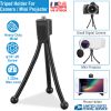 Tripod Stand For Camera Mini Projector Flexible Tripod Holder Heavy Duty Camera Tabletop Mount w/ Anti-slip Feet For Photograph Recording