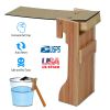 Walk the Plank Mouse Trap Reusable Rat Trap Rodent Animal Trap Natural Wooden Auto Reset Humane Bucket Rat Trap without Poison