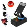 4 In 1 Foldable Wireless Speaker Phone Stand With Power Bank 360¯tatable Stand Wireless 5.3 Speaker 5000mAh Battery RGB Light for Phones iPads