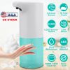 350ML/14OZ Automatic Foam Soap Dispenser Waterproof Touchless Sensor Hand Gel Countertop Dispenser Rechargeable Foam Pump For Kitchen Bathroom Kinderg