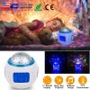 Kids Music Star Sky LED Projection Lamp Digital Alarm Clock Thermometer Calendar Lights