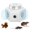 360ltrasonic Rodent Chaser Electronic Plug-in Mouse Control for Indoor Use Rodent Deterrent with Ultrasonic Sound