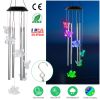 Solar Wind Chime Lights Bee Decorative Lamp 7 Color Changing IP55 Waterproof Hanging String Lights For Home Garden Party Festival