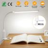Clip On Reading Light Dimmable USB Desk Lamp Flexible Gooseneck Book Night Light For Bed Table Book Study Computer
