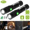 2Pcs LED Handheld Flashlight Zoomable USB Rechargeable Flashlight Torch w/ 4Modes SOS Night Light For Night Walking Adventures Searching