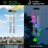 Solar Wind Chime Lights Bee Decorative Lamp 7 Color Changing IP55 Waterproof Hanging String Lights For Home Garden Party Festival