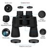 20x50 Binoculars Waterproof High Power Military Binoculars w/ Low Light Night Vision BAK7 Prism FMC Lens Strap Case for Bird Watching Travel Hunting