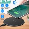 10W Qi Wireless Charger Wireless Fast Charging Pad Charging Station Fit For iPhone Samsung Qi-Certified Devices