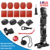 Motorcycle Helmet Chin Mount Kit Fit For GoPro Hero 6/5/4 Action Camera Mount Bracket Set w/ Safety Buckle Strap