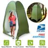 1Person Outdoor Pop Up Toilet Tent Portable Changing Clothes Room Shower Tent Camping Shelter Privacy Tent w/ Carry Bag