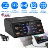 100W USB Charging Station 8 Ports Charging Station Hub PD 27W Quick Charger Wireless Charging Station Fit for iPhone 14 13 12 11 iPad Samsung